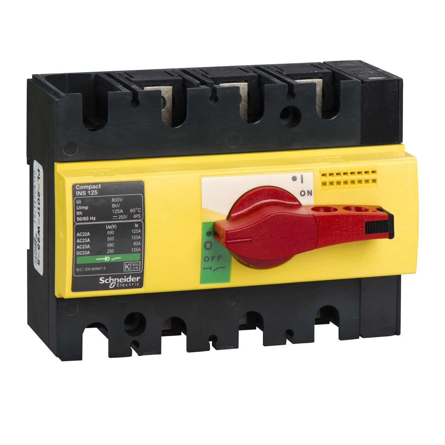 Schneider Electric 28926 Yük Ayırıcı Compact Ins125 - 3 Kutuplu - 125 A