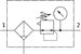 Festo 194756 LFRS-1/2-D-MIDI Filtre regülatör valfi