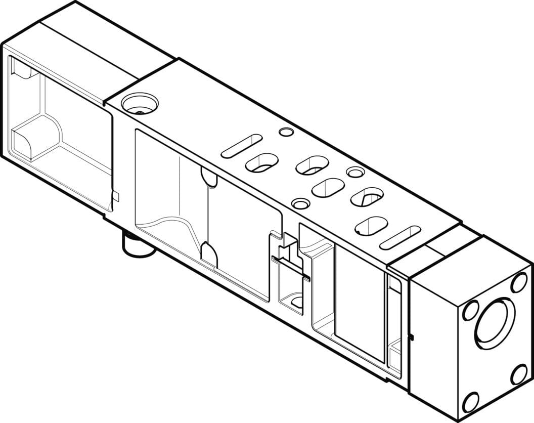 Festo 8000689 VABF-S4-1-P1A14-G14 Düşey besleme plakası