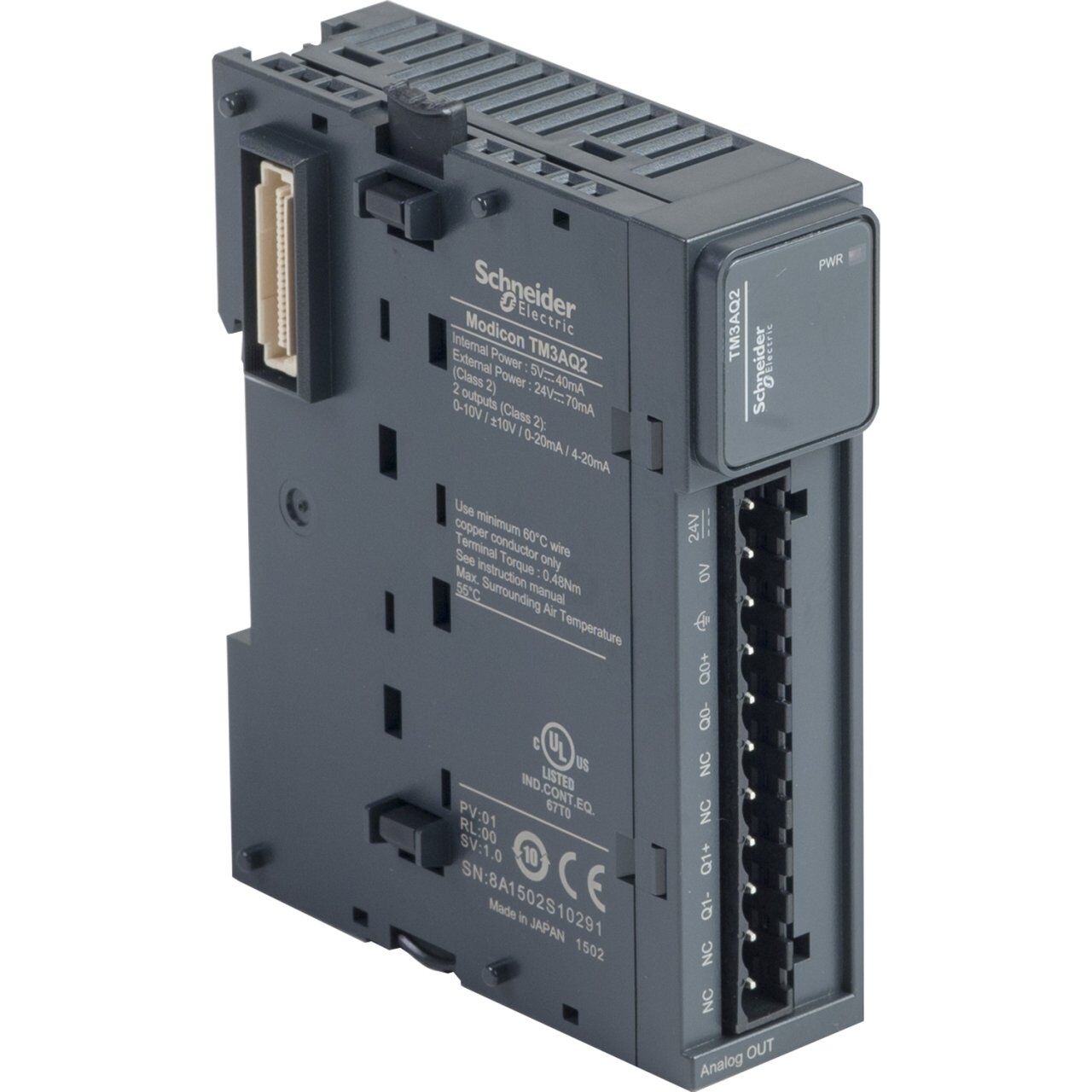 Schneider Electric TM3AQ2 MODUL TM3-2 Analog Çıkış