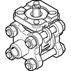 Festo 1686662 VZBA-3/8''-WW-63-T-22-F0304-V4V4T Küresel vana