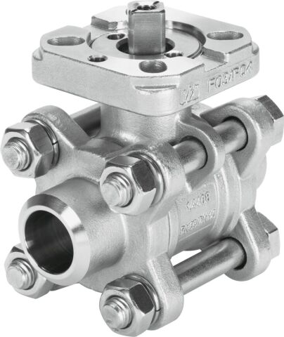 Festo 1686689 VZBA-1''-WW-63-T-22-F0405-V4V4T Küresel vana