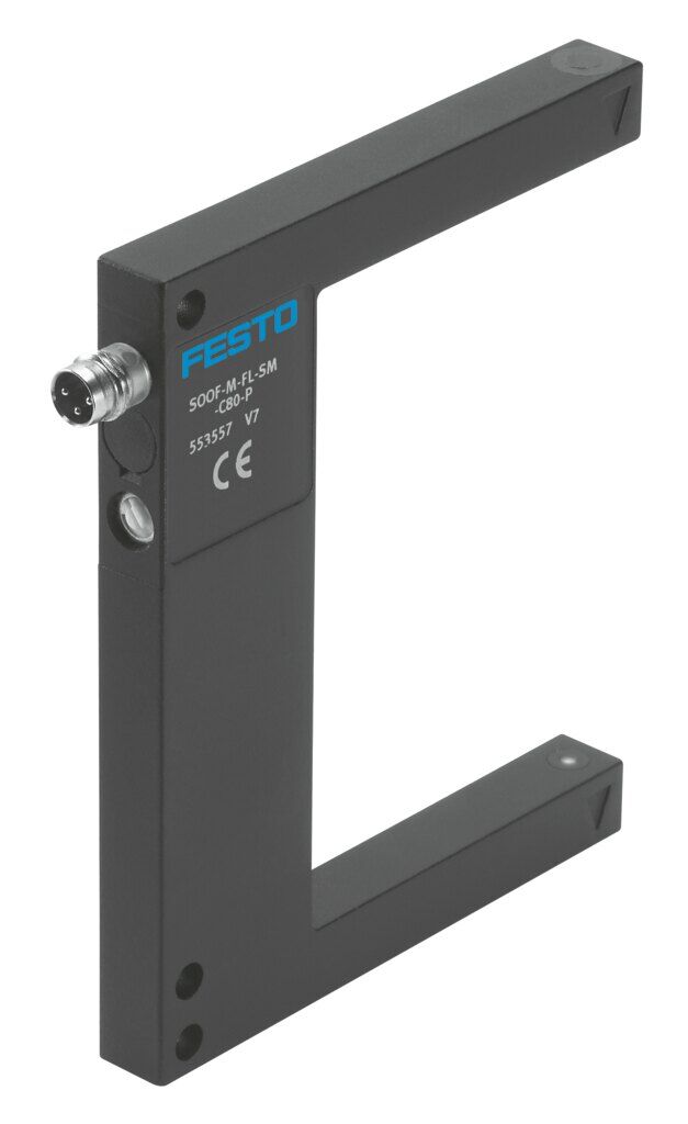 Festo 553557 SOOF-M-FL-SM-C80-P Işıklı çatal engel algılayıcı