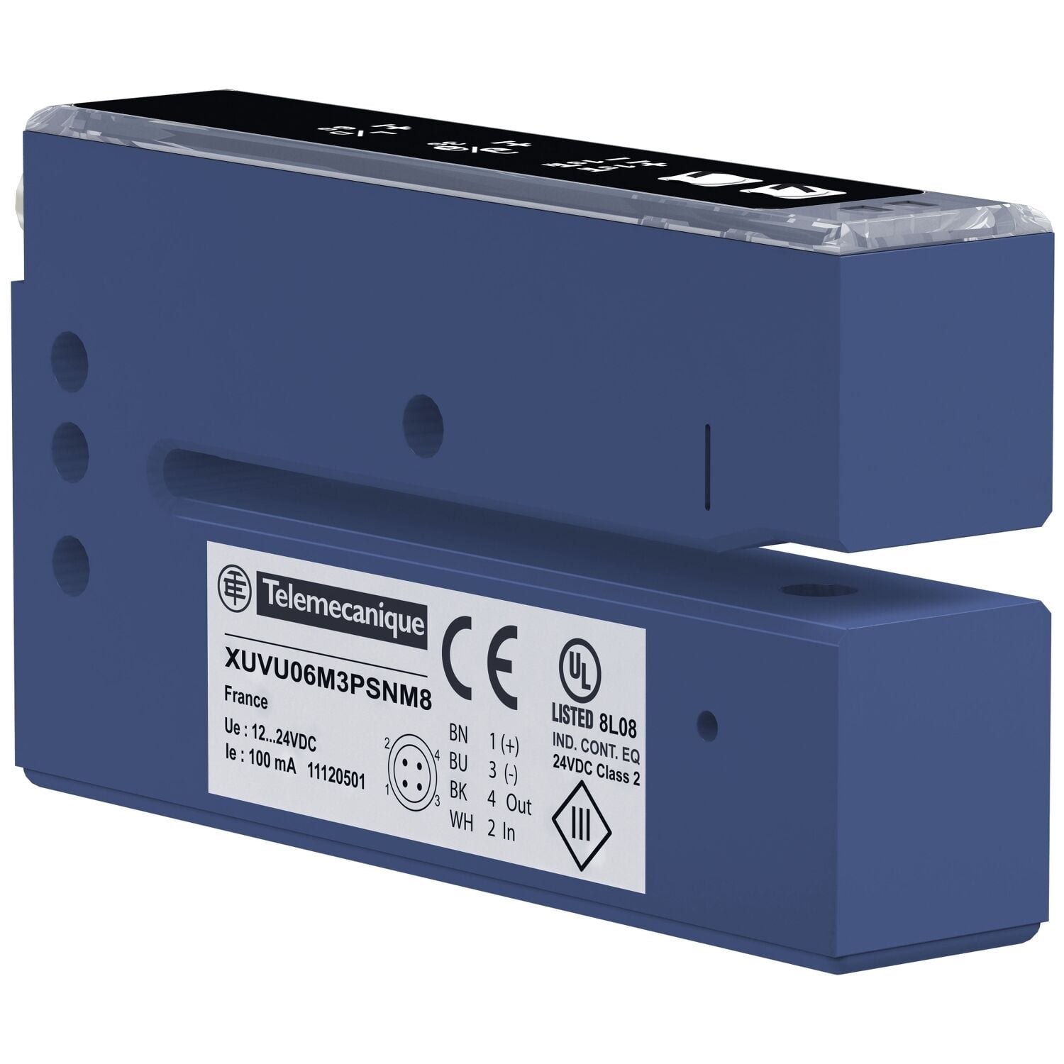 Telemecanique Sensors XUVU06M3PSNM8 Ultrasonık Sensör Etıket Çatal 60X3