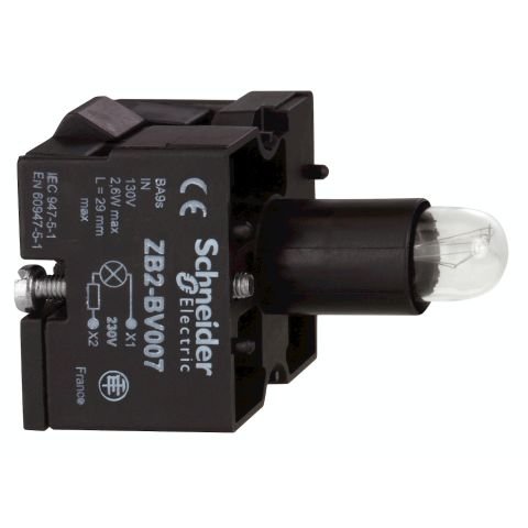 Schneider Electric ZB2BV007 Ön Montaj İçin Pilot Işığı Gövdesi