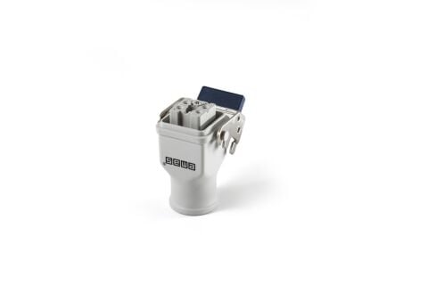 Emas EBP05PU36 Plastik 5 Kontak Uzatma Tipi Priz 10A Üstten Girişli 1 Metal Mandallı Çok Kontaklı