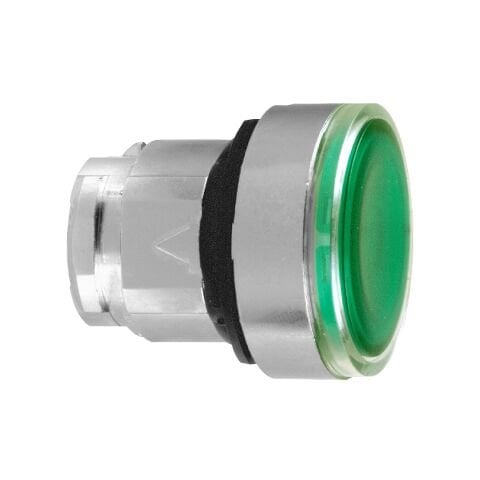 Schneider Electric ZB4BH033 Entegre Led İçin Yeşil Sıva Altı Işıklı Basmalı Düğme Başlığı Ø22 İtme-İtme