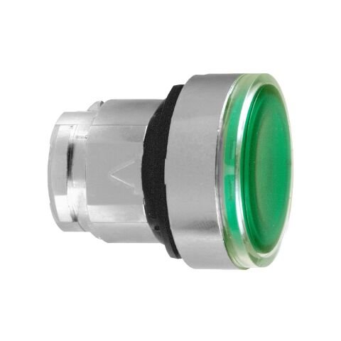 Schneider Electric ZB4BH033 Entegre Led İçin Yeşil Sıva Altı Işıklı Basmalı Düğme Başlığı Ø22 İtme-İtme
