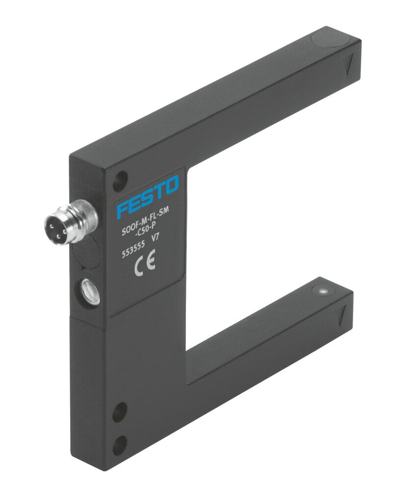 Festo 553555 SOOF-M-FL-SM-C50-P Işıklı çatal engel algılayıcı