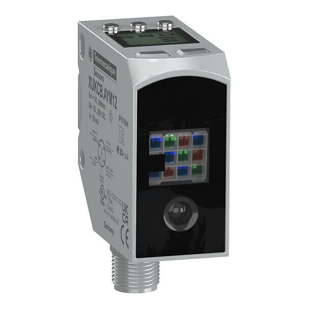 Telemecanique Sensors XUKCBLAYM12 Fotoelektrik sensörler XUKC, Renkli, Kısa, Sn 150mm, IO-Link, M12 Konnektör