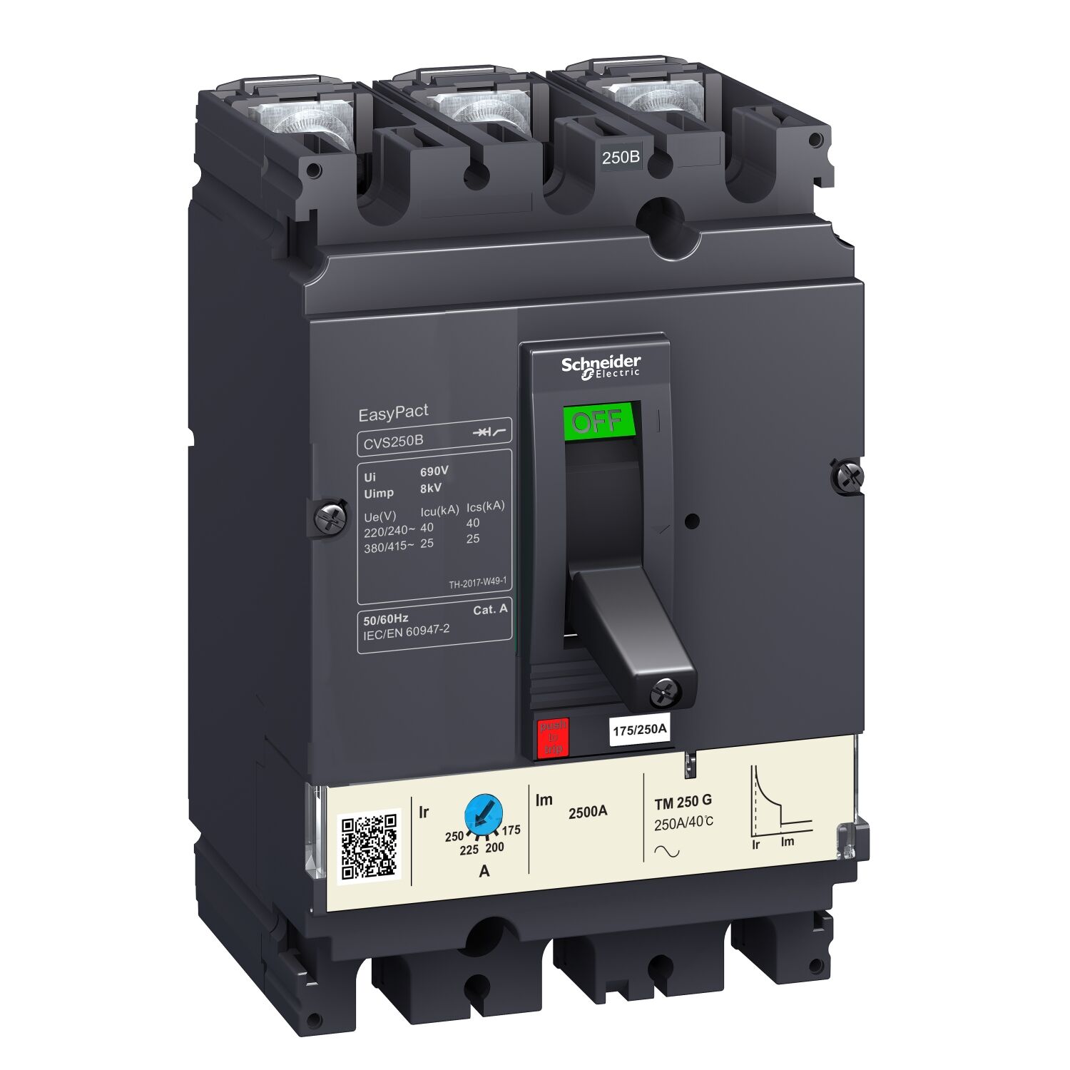 Schneider Electric LV510306 Cvs100B Tm80D 3P3D Devre Kesici