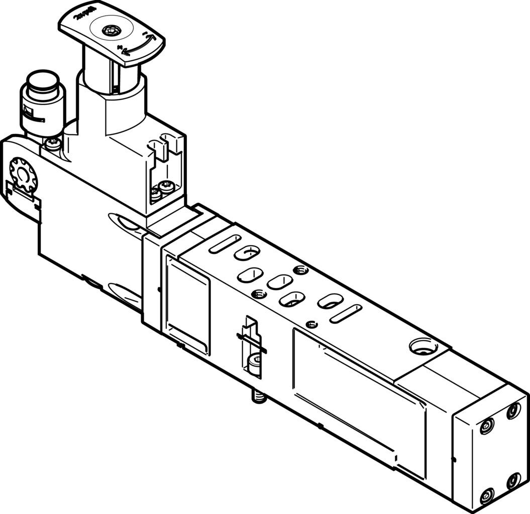 Festo 546251 VABF-S4-1-R6C2-C-10 Regülatör plakası