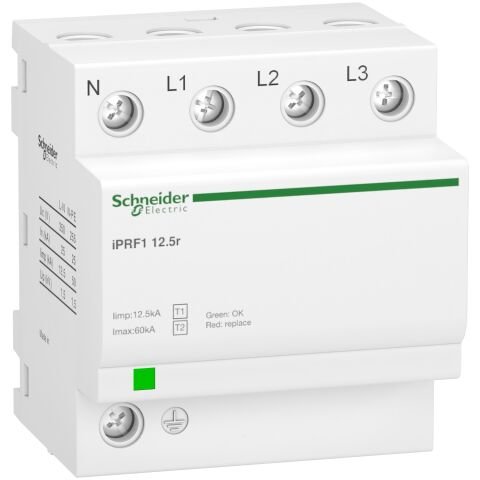 Schneider A9L16634 iPRF1 12.5r Modüler Parafudr 3P + N 350V Uzaktan Aktarımlı