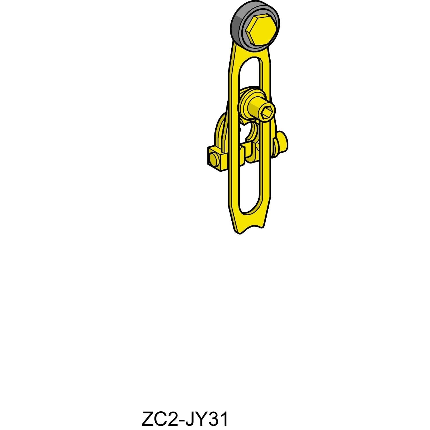 Telemecanique Sensors ZC2JY31 Limit Anahtarı Manivelası Zc2Jy - Termopl Makaralı Maniv Değ Uzunl - -40..70 ° C