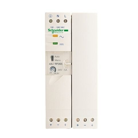 Schneider Electric ABL7RP1205 Düzenlenmiş Smps - 1 Veya 2 Fazlı - 100.240 V Ac- 12 V - 5 A