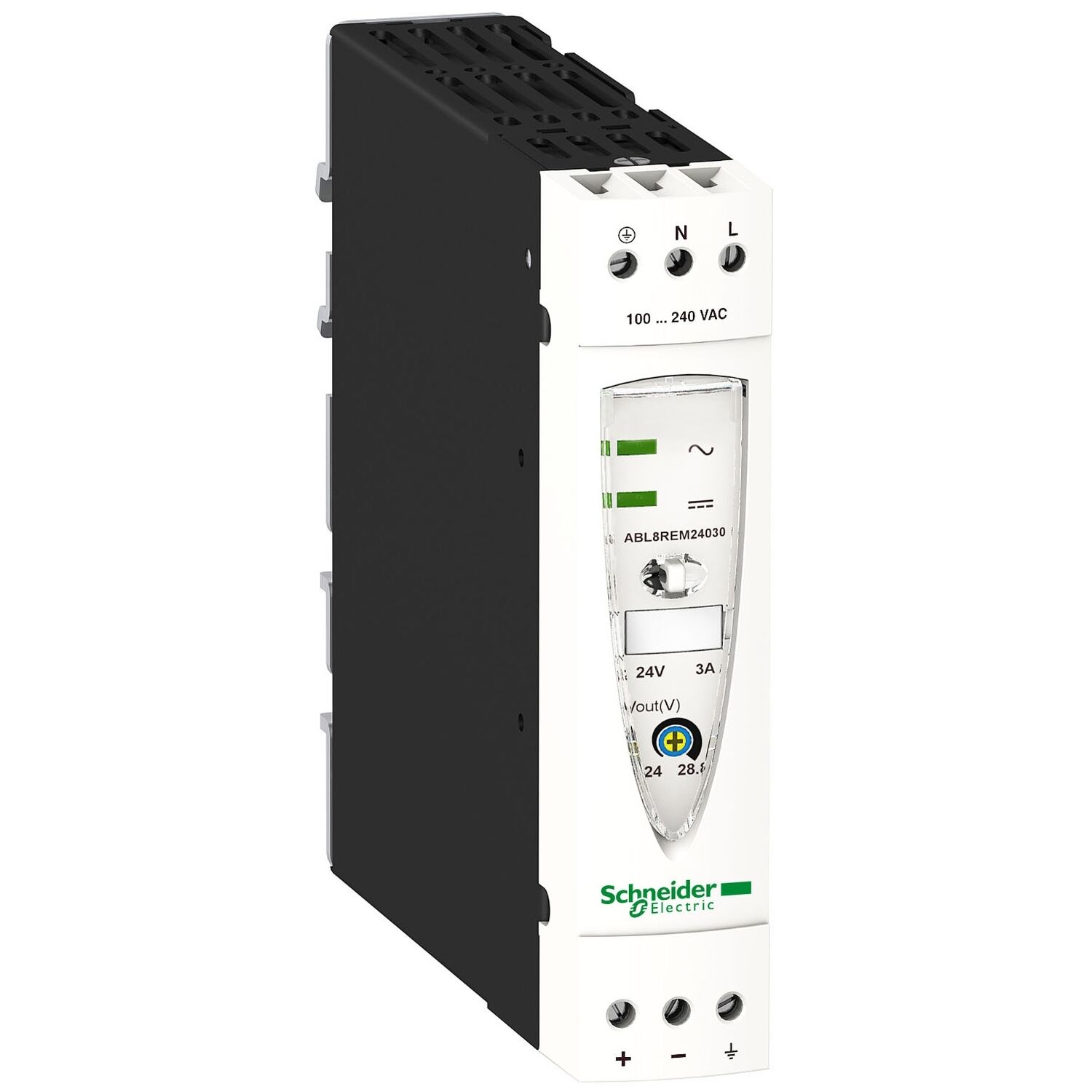 Schneider Electric ABL8REM24030 Düzenlenmiş Smps - 1 Veya 2 Fazlı - 100..240 V Ac - 24 V - 3 A