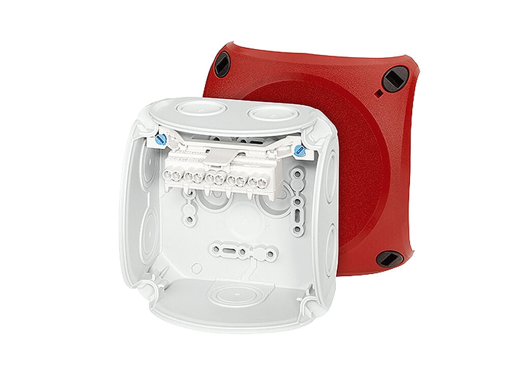 Hensel DK 0402 A 104x104x70    Buat; IP66, IK07, PP, H/S F, FR, Elastik Membran, RAL 7035 (Gri), 5 Kutuplu /4x1.5-2.5mm²/ Cu-Alu