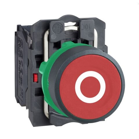 Schneider Electric XB5AA4322 Kırmızı Buton Ø22 Yaylı Dönüş 1Nk ''Ç''
