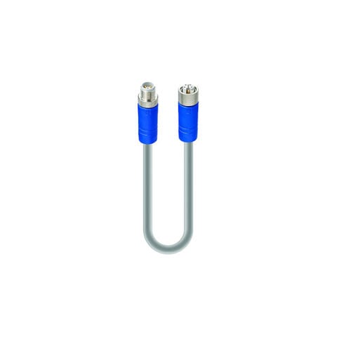 Telemecanique Sensors XZCR26K26CL5 IO Link Master Jumper Güç Kablosu, Erkek dirsekli M12 5 pin, Dişi dirsekli M12 5 pin, PUR, 1,5 mm², 5 m