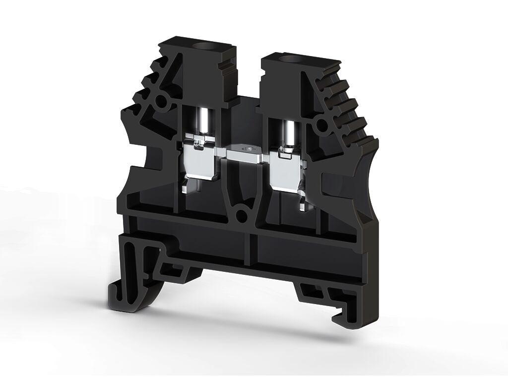 Klemsan 304125 Avk 2,5 Siyah 2,5Mm² Vidalı Geçiş Klemensi