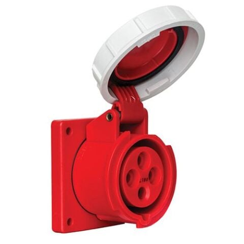 Mete Enerji 406508V-4x16A IP67 Makine Prizi -Düz- Vidalı Bağlantı