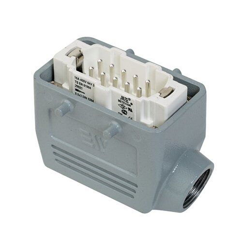 Mete Enerji 403023-10P+E 16A Kontak Fiş-2 Yan Giriş Rakorsuz