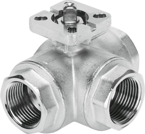 Festo 4451868 VZBM-3/8-RP-40-F-3L-F03-B2B3 Küresel vana