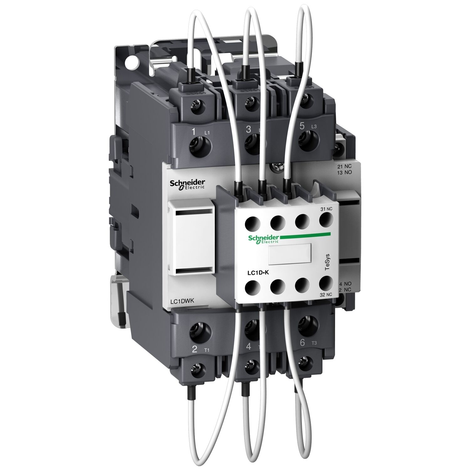 Schneider Electric LC1DTK12M7 Kontaktör Tesys Lc1-Dt - 3 Kutup - 400...440V 40 Kvar - Bobin 220 V Ac
