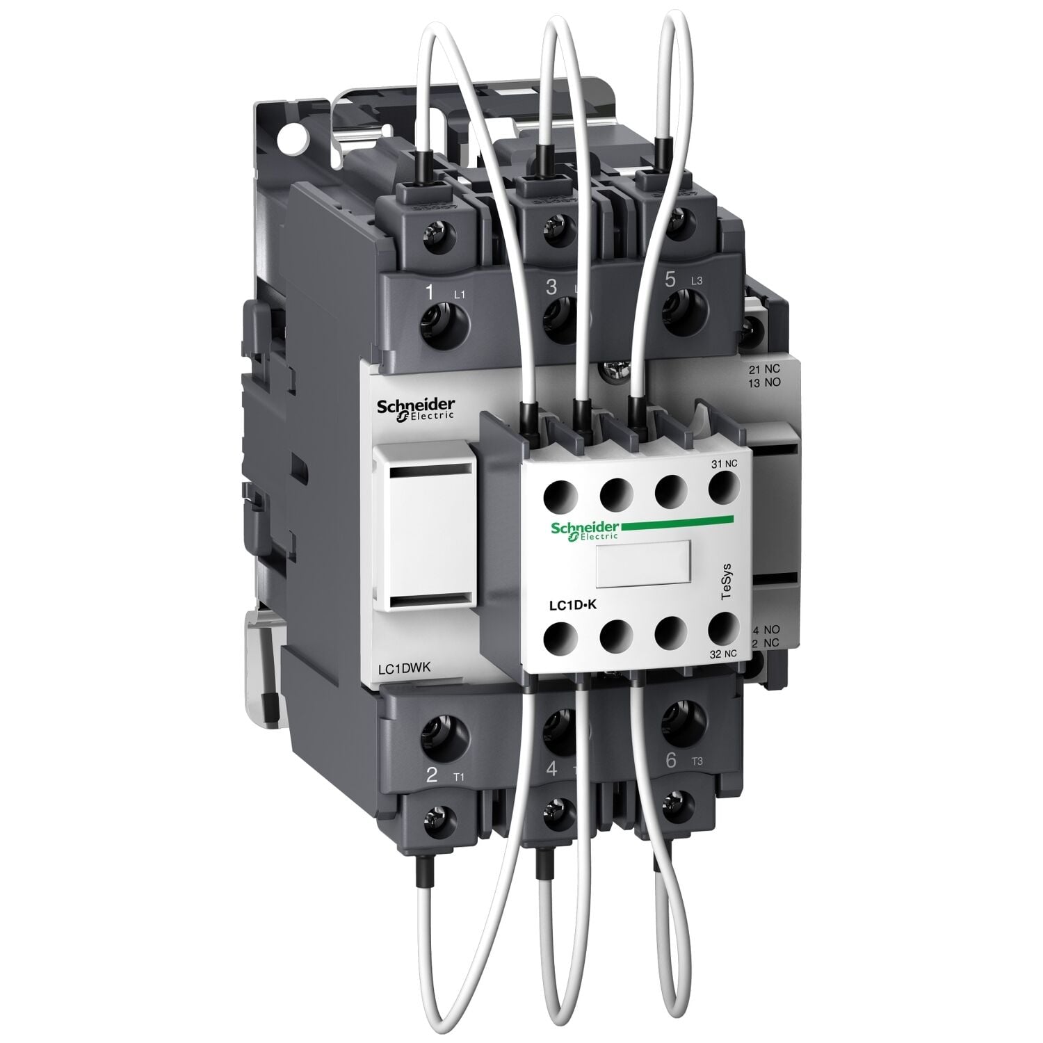 Schneider Electric LC1DTK12M7 Kontaktör Tesys Lc1-Dt - 3 Kutup - 400...440V 40 Kvar - Bobin 220 V Ac