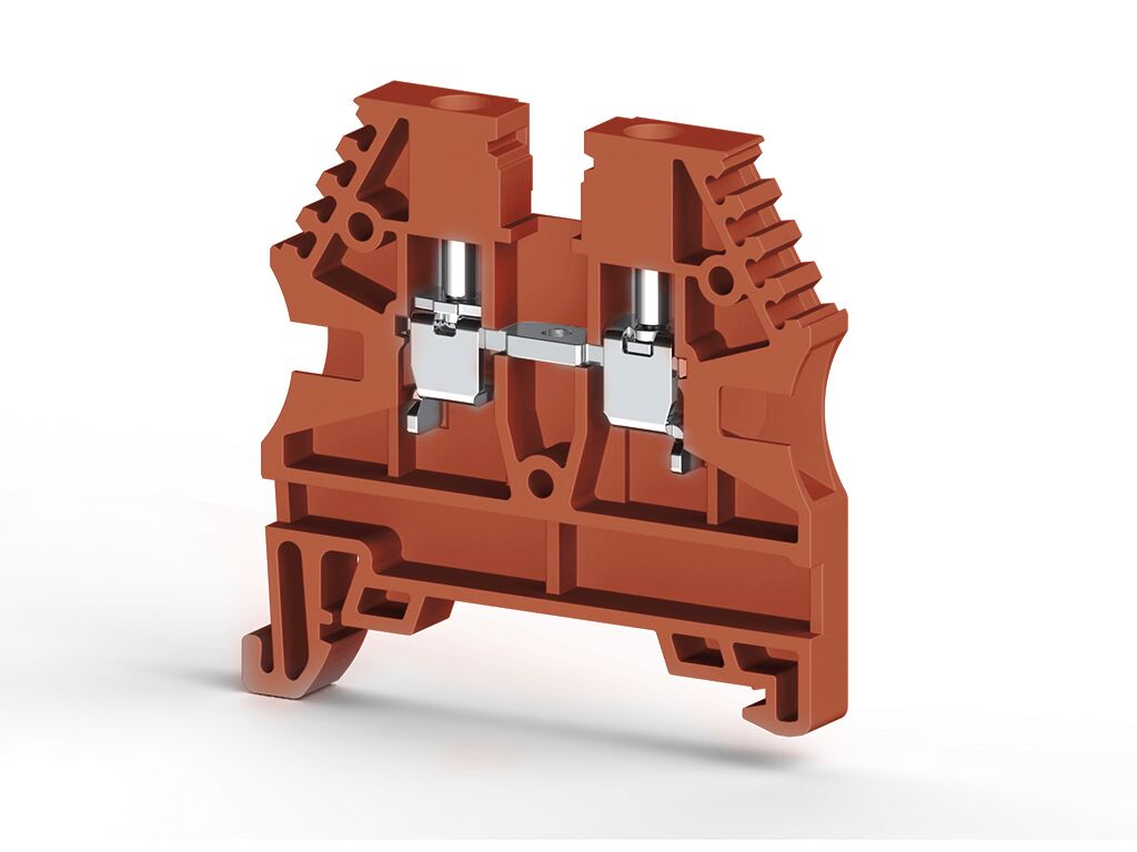 Klemsan 304124 Avk 2,5 Kırmızı 2,5Mm² Vidalı Geçiş Klemensi