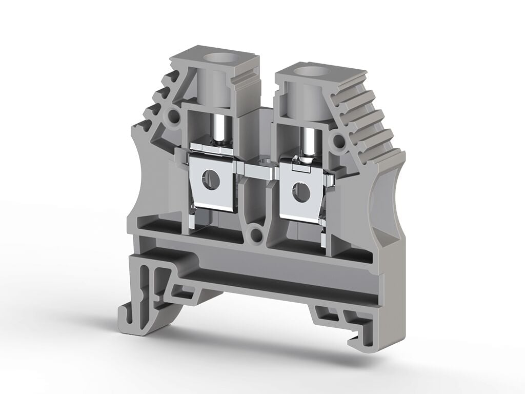 Klemsan 304140 Avk 6 Gri 6Mm² Vidalı Geçiş Klemensi