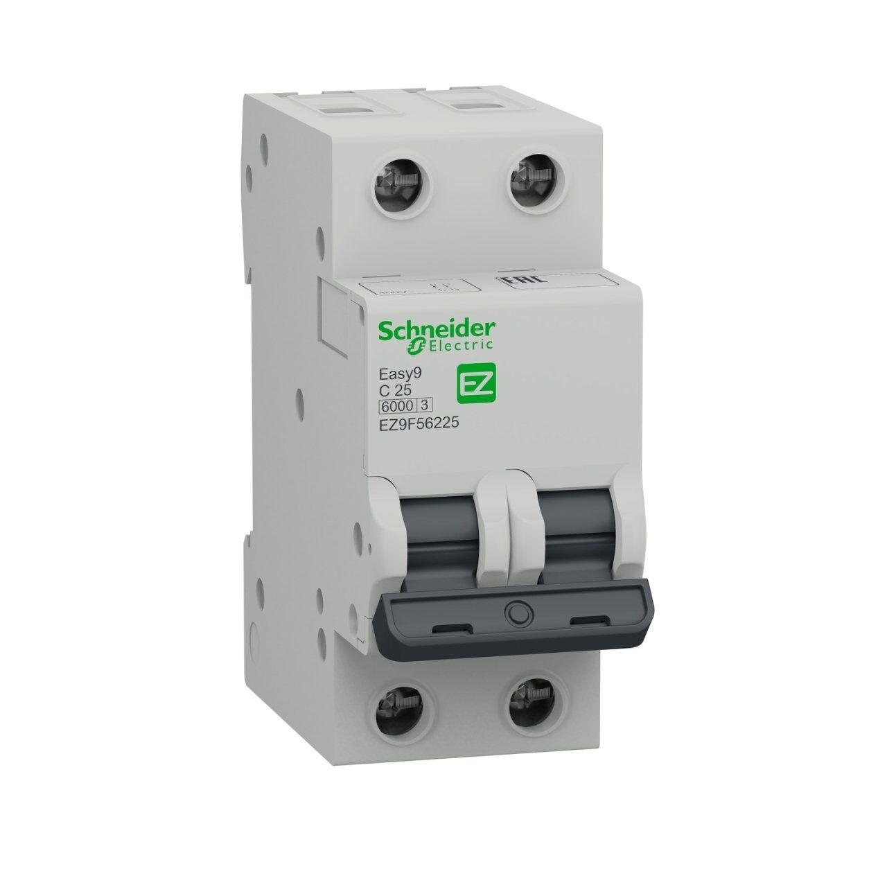 Schneider Electric EZ9F56225 Easy9 2P 25A, 6kA C Eğrisi Otomatik Sigorta