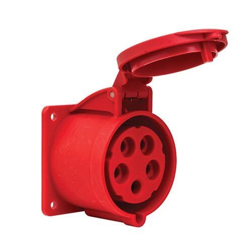 Mete Enerji 406522-5X32A 3P+N+E duz Makina Prizi 380-415V