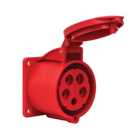 Mete Enerji 406522-5X32A 3P+N+E duz Makina Prizi 380-415V