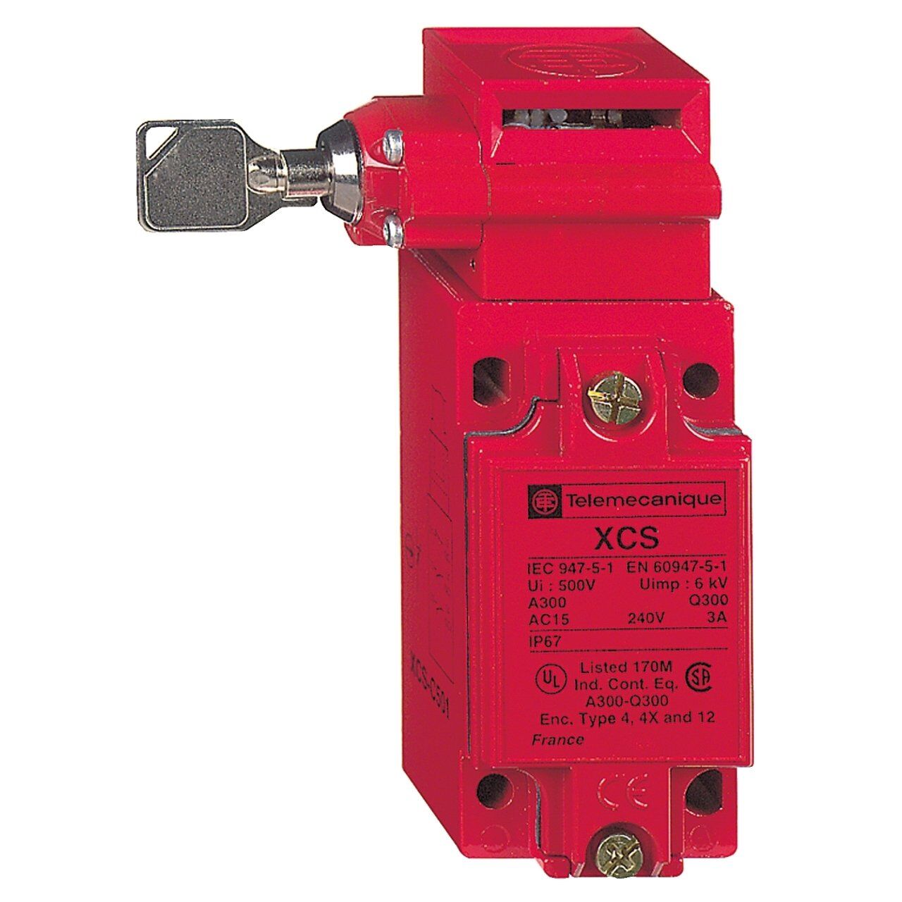 Telemecanique Sensors XCSC501 Metal Emniyet Şalteri Xcsc - 1 Nk + 2 Na - Yavaş Kesen - 1 Giriş Tapped Pg 13