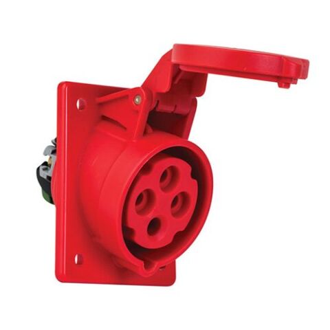 Mete Enerji 406505-4X16A.IP44 Makina Prizi -Eğik