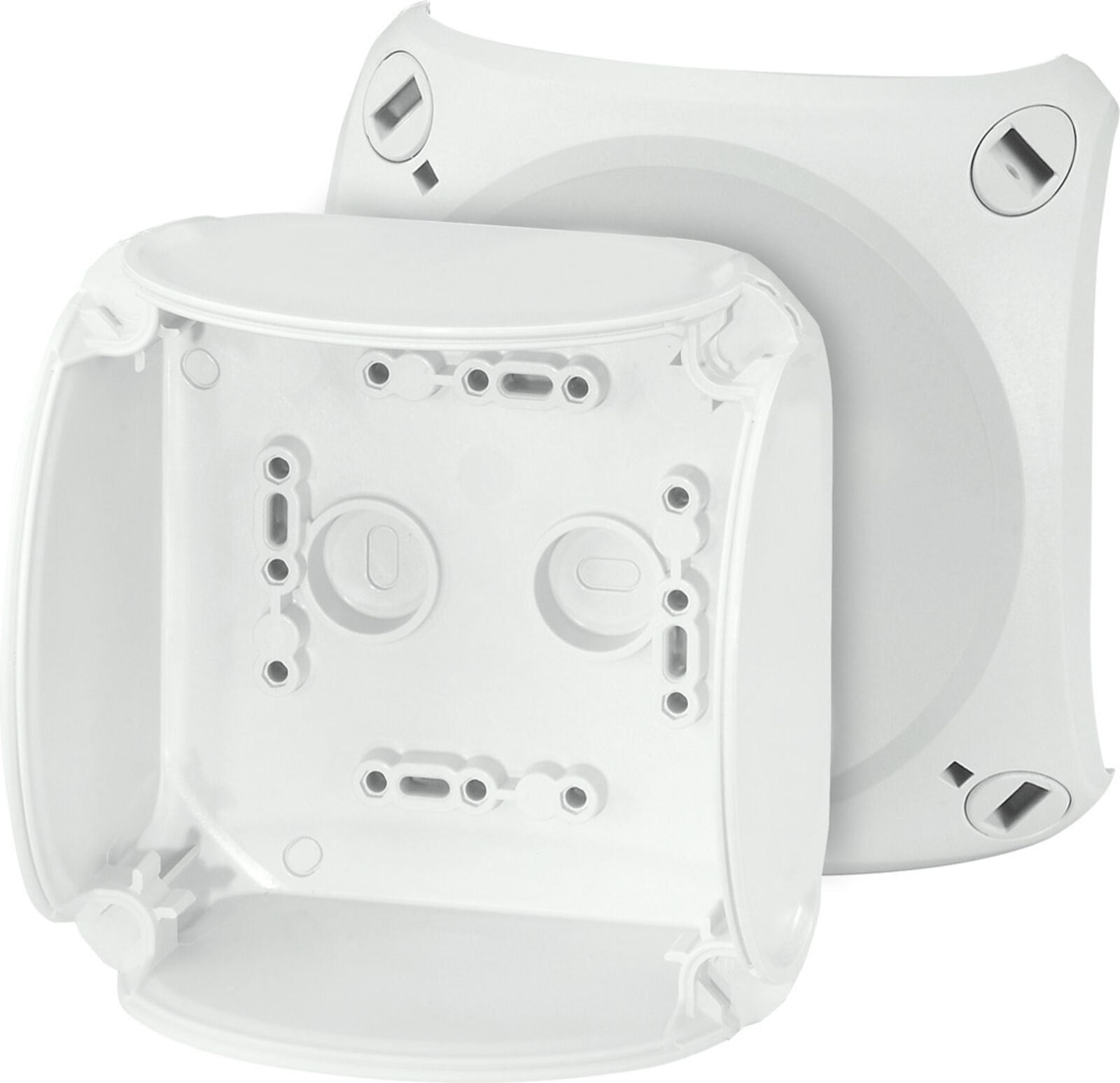 Hensel KF 0400 H 104x104x70    Harici Ortam Buatı; IP66/67-IP69, IK09, PC-GFS, H/S F, FR, UV, Düz Kenarlı, RAL 7035 (Gri)