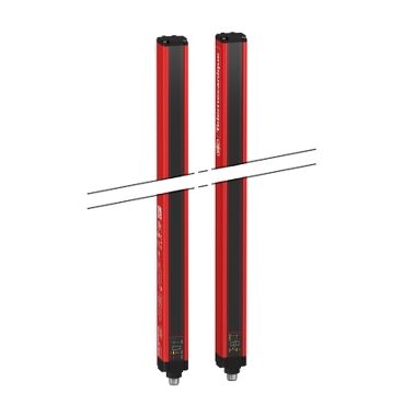 Telemecanique Sensors XUSL4E14F061N Güvenlik Işık Perdesi, Parmak Koruma,Hp = 610 Mm, R=14 Mm