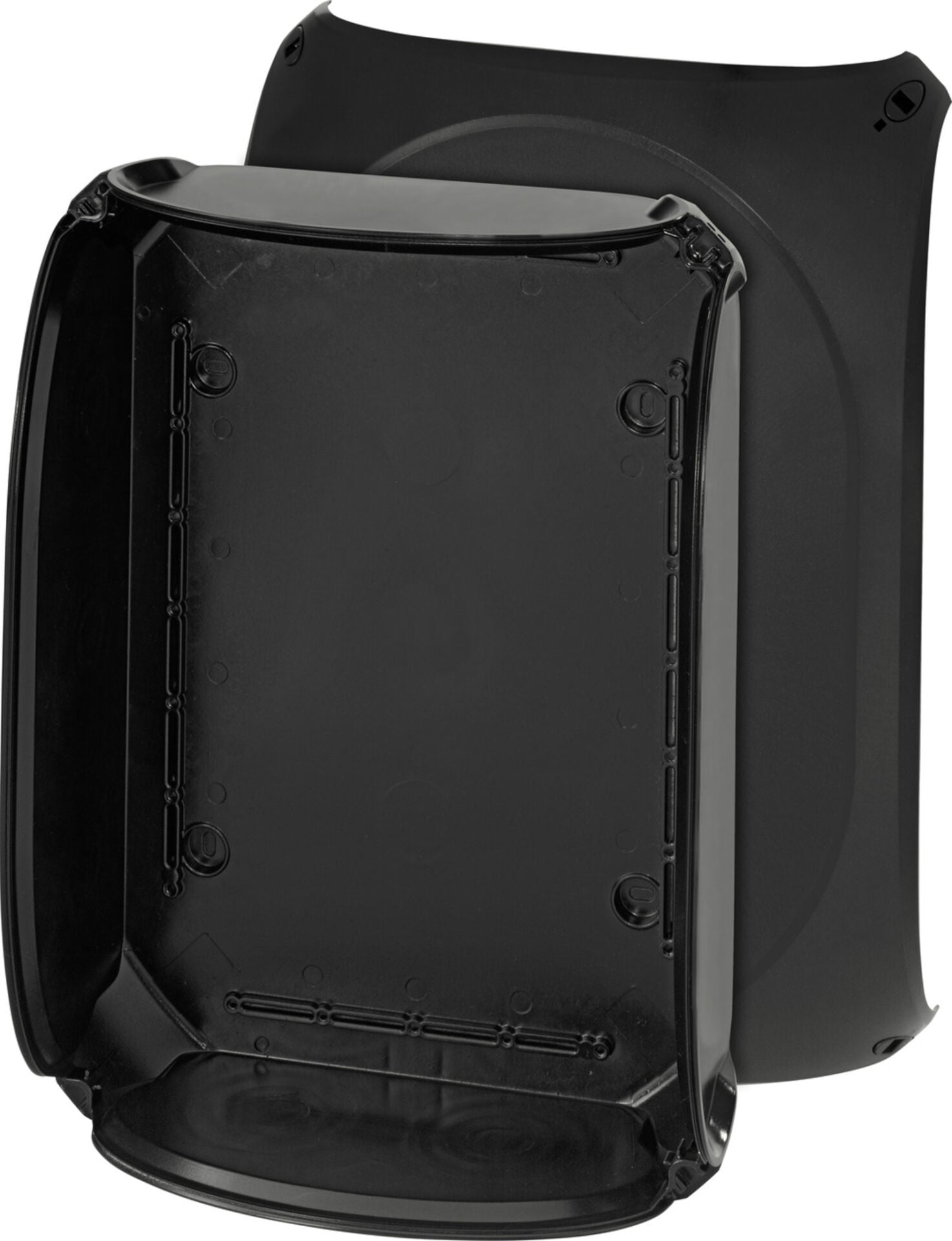 Hensel KF 5000 C 355x255x122    Harici Ortam Buatı; IP66/67-IP69, IK09, PC-GFS, H/S F, FR, UV, Düz Kenarlı, RAL 9011 (Siyah)
