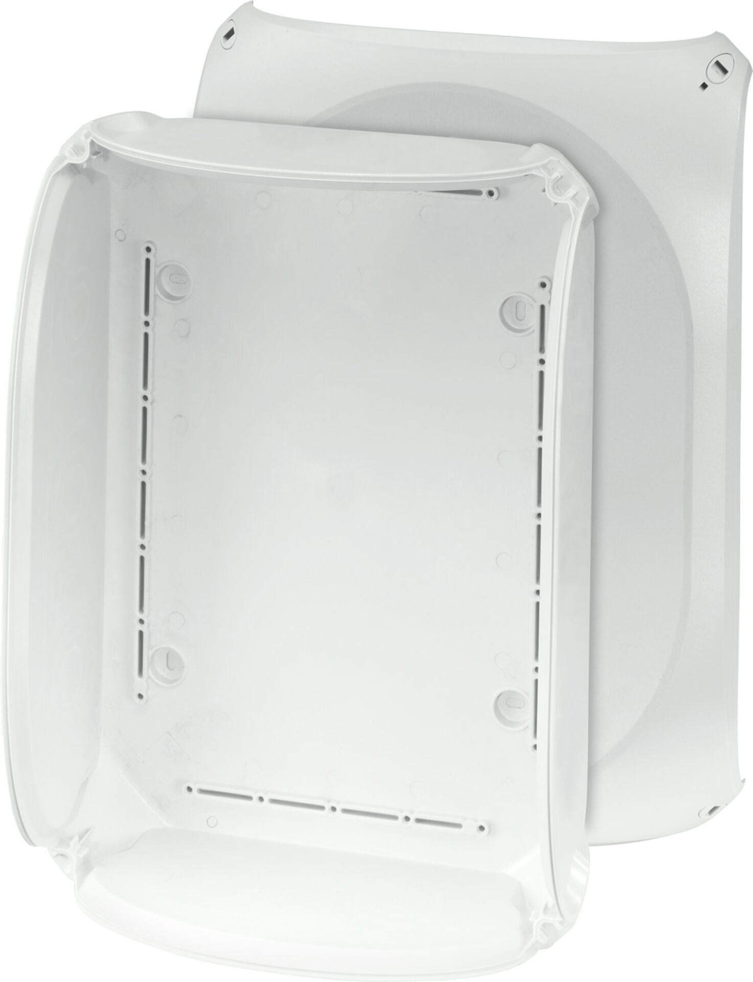 Hensel KF 5000 H 355x255x122    Harici Ortam Buatı; IP66/67-IP69, IK09, PC-GFS, H/S F, FR, UV, Düz Kenarlı, RAL 7035 (Gri)