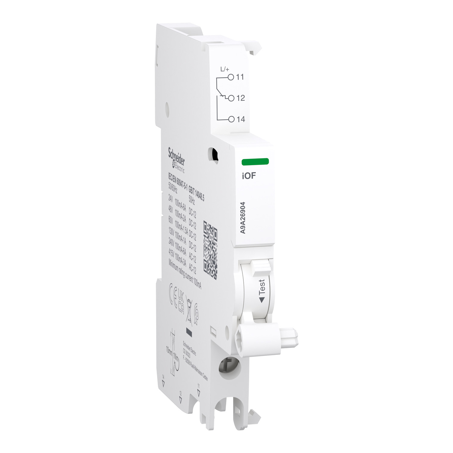 Schneider Electric A9A26904 - IOF Yardımcı Kontak (1NA+1NK)