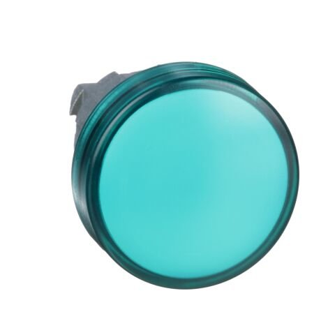 Schneider Electric ZB4BV033 Entegre Led İçin Yeşil Pilot Işığı Başlığı Ø22 Düz Lens