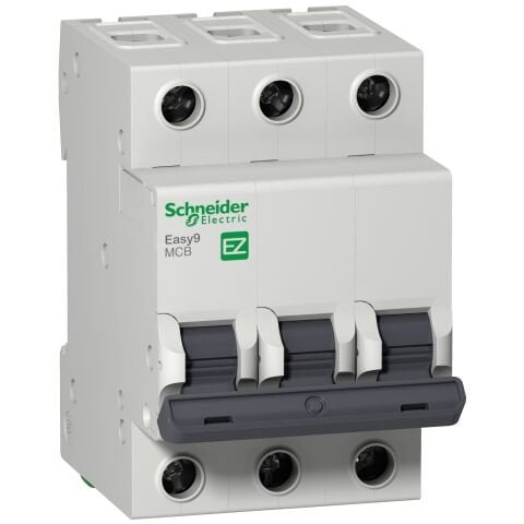 Schneider Electric EZ9F34363-Easy9 MCB 3P 63A C 4500A 400V MINIATURE