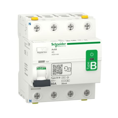 Schneider Electric A9Z61480 Acti9 İıd 4P 80A 30Ma B-Sı