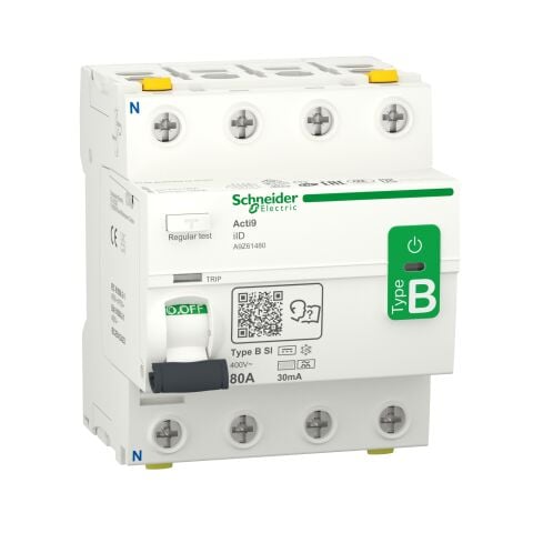 Schneider Electric A9Z61480 Acti9 İıd 4P 80A 30Ma B-Sı