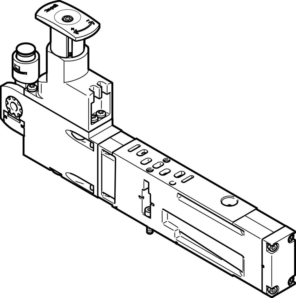 Festo 540159 VABF-S4-2-R2C2-C-6 Regülatör plakası