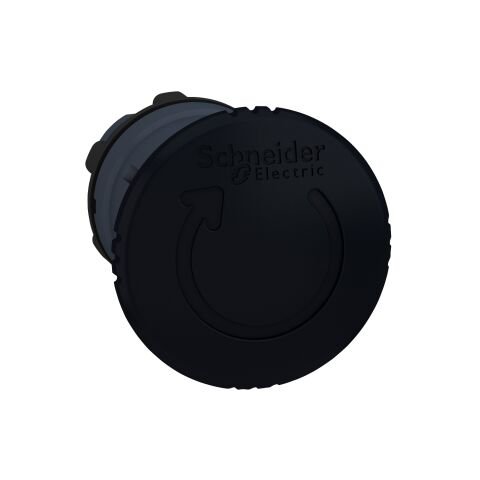 Schneider Electric ZB5AS52 Siyah Ø40 Mantar Basm Düğm Başlığı Ø22 Mandallama Döndürülerek Serbest Bırakılan