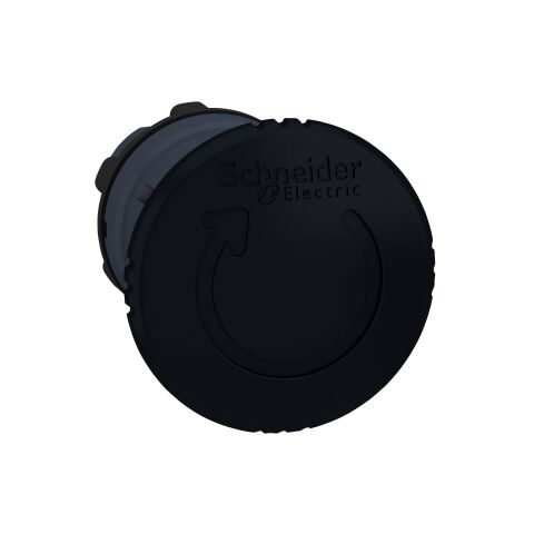 Schneider Electric ZB5AS52 Siyah Ø40 Mantar Basm Düğm Başlığı Ø22 Mandallama Döndürülerek Serbest Bırakılan