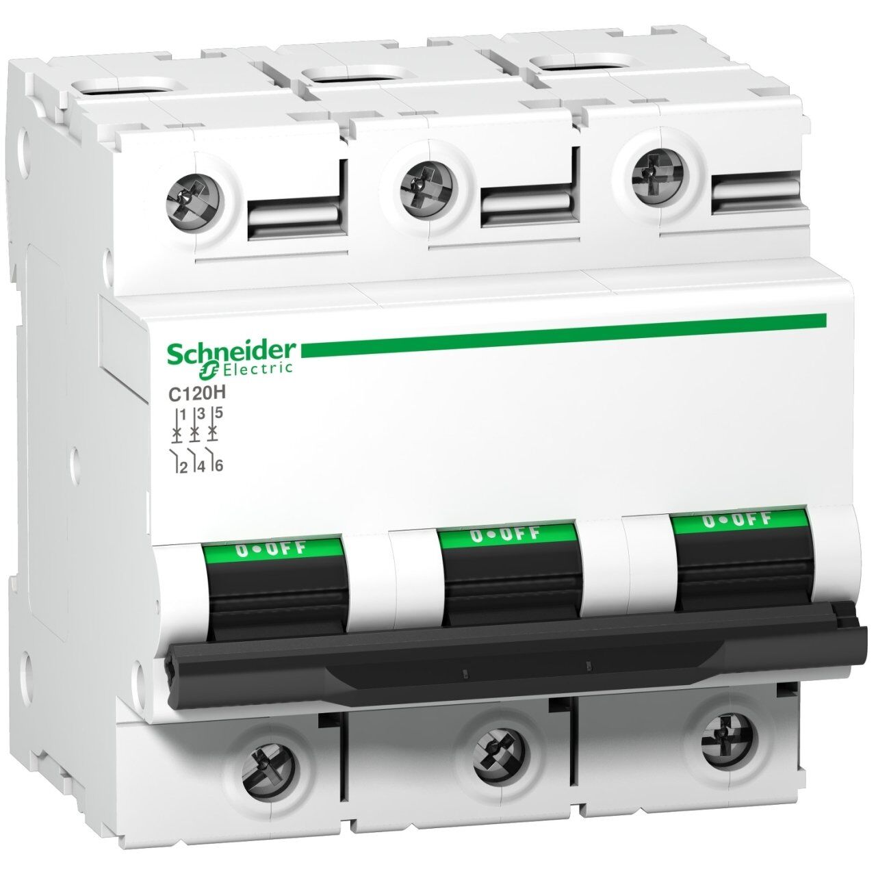 Schneider Electric A9N18468 Acti9 C120N 3P 80A, 15kA 415V C eğrisi Minyatür Devre Kesici
