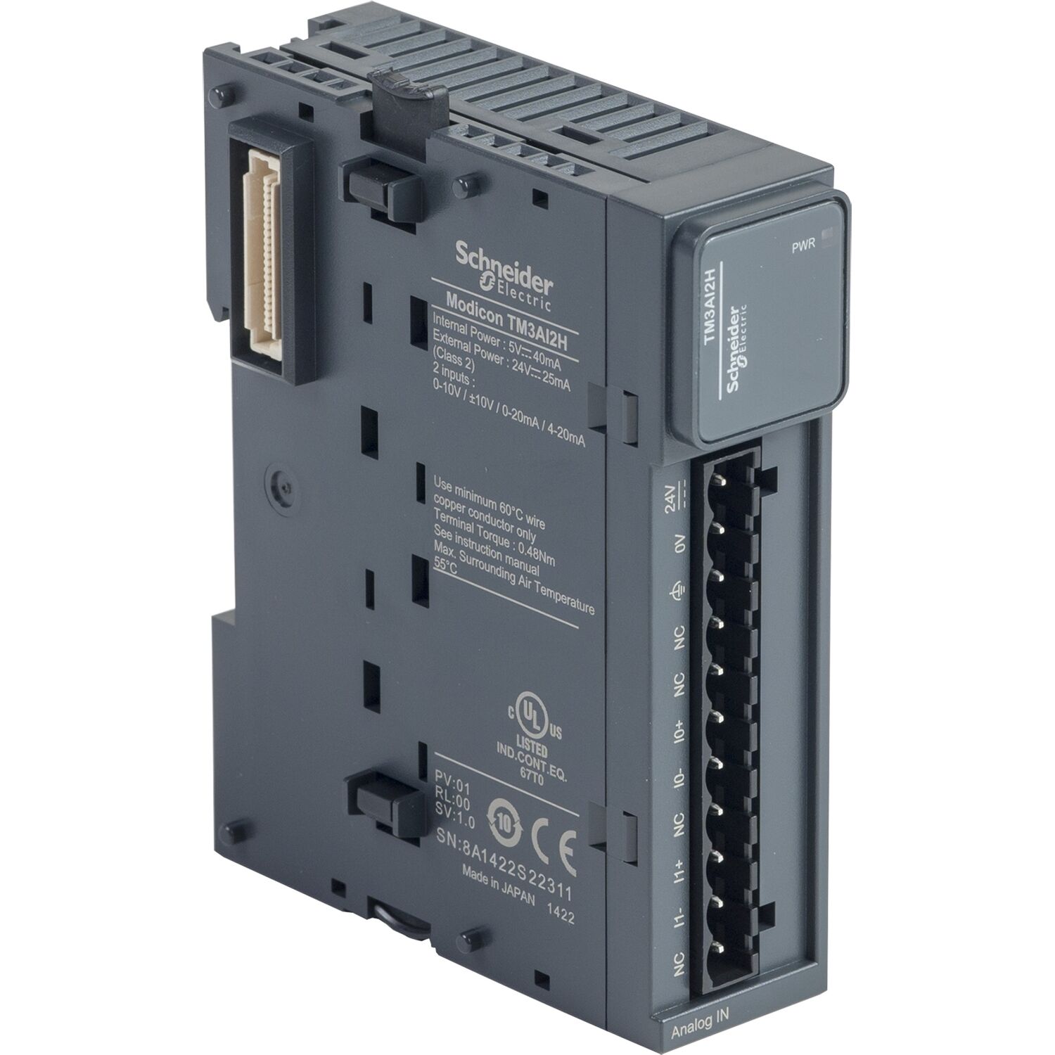 Schneider Electric TM3AI2H Modül Tm3 - 2 Analog Giriş Yüksek Çözünürlük